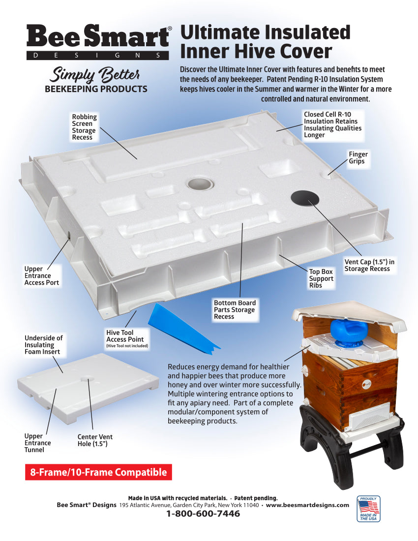 The Ultimate Insulated Inner Cover Urban Bee Supplies