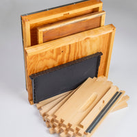 Basic Beginners Kit with Plastic Frames - Screened Bottom Board