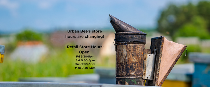 Urban Bee's New Hours for 2022