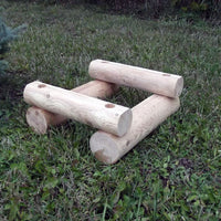 Cedar Log Hive Stand - Single (24")