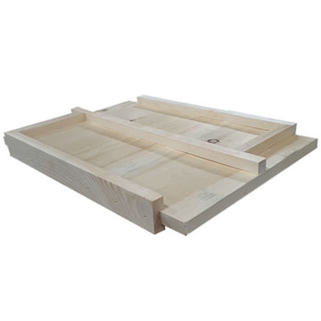 4 Frame Double Nuc Bottom Board Only – Wax Dipped