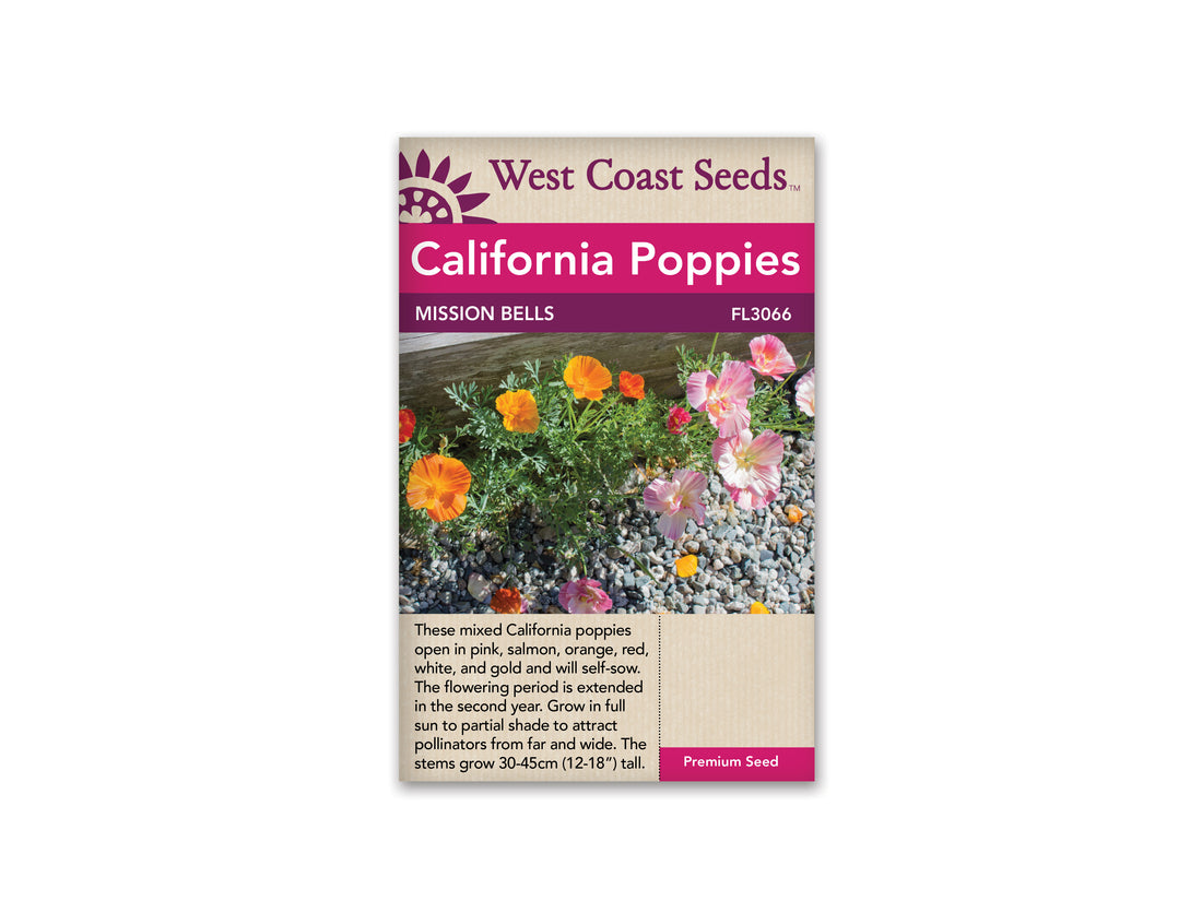 FL3066  Californias Poppies -  Mission Bells