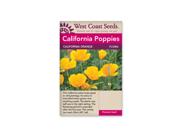 FL3086  California Poppies - California Orange